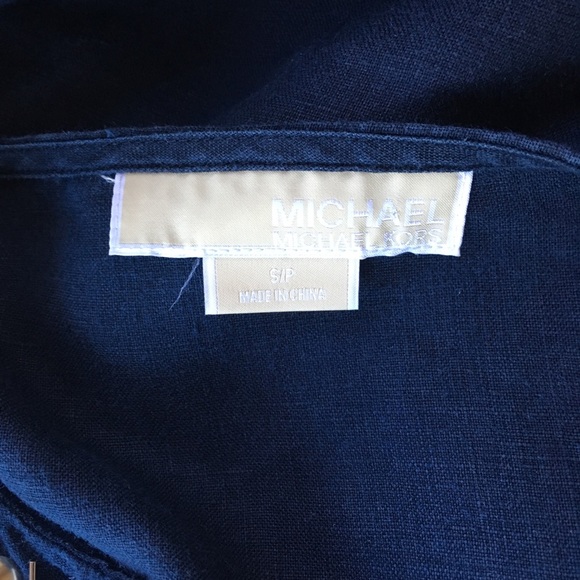 Michael Kors black blouse with beadwork Size Small - Picture 6 of 7